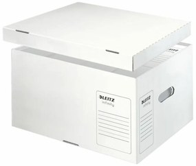 Archiválókonténer, L méret, LEITZ Infinity, fehér (E61040000)