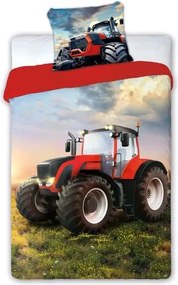Deluxe 3D Traktor gyerek pamut ágyneműhuzat 200x140cm+90x70cm Faro