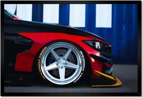 Poszterek keretben 60x40 Sportos csőr Autó