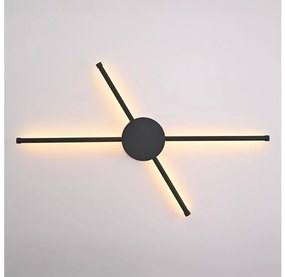 Brilagi - LED Fali lámpa LUGO QUATTRO LED/16W/230V fekete