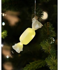 Fehér függő karácsonyi fénydekoráció ø 1,5 cm Hannah – Sirius