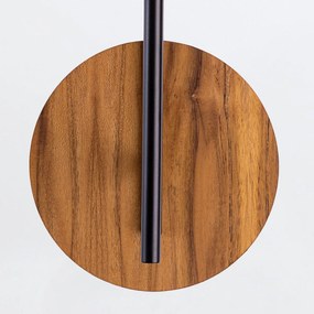 Quintiesse modern skandináv fali lámpa dot faipari elsqn-dot-wb1-teak