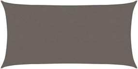 vidaXL antracitszürke HDPE napvitorla 160 g/m² 2,5 x 5 m