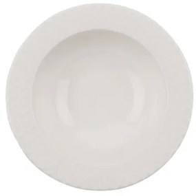 24 darabos fehér porcelán étkészlet