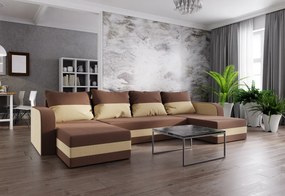 WELTA ágyázható U alakú ülőgarnitúra 313x80x139 mikrofázis 15/31