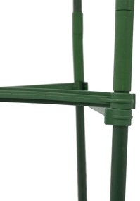 8 db acél és polipropilén paradicsomketrec 116 cm