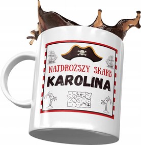 Karolina Születésnapi Bögre Névnapi Ajándék Nyomtatott Fotóval