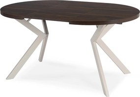 Modern bővíthető étkezőasztal LUKAS 100–250 cm dió kasmír