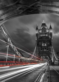 Poszter 20,5x28,4cm HĂdtorony fĂ©nycsĂkokkal, Assaf Frank