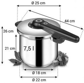 Tescoma SmartCLICK kuktafazék, 7,5 l