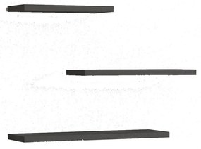 Fali polc Leila - Anthracite