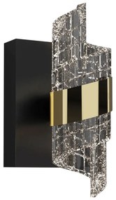 Italux Tonga WL-26374-9W-3K-BK-GD Fali lámpa 1x9W/LED 3000K 640lm IP20