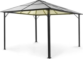 Blumfeldt Pantheon Solid Sky Ambient Solar, pavilon tetővel, 3 × 4 m, polikarbonát, alumínium
