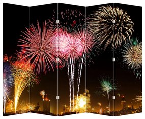 Paraván - Tűzijáték (210x170 cm)