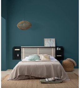 Borovi fenyő ágytámla 240x62 cm Dimas – Marckeric