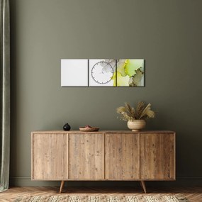 Kép - Absztrakt művészet tintával (órával) (90x30 cm)