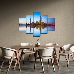 Egy kép a reggeli égboltról Sanghaj felett (150x105 cm)