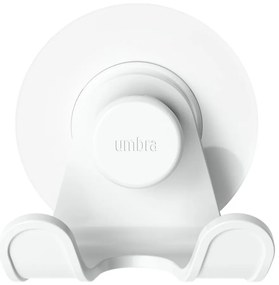 Fehér öntapadós újrahasznosított műanyag akasztó Flex Adhesive – Umbra