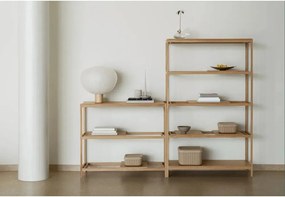 Natúr színű polcos állvány tölgyfa dekorral 105x170x40 cm Sukoya – Blomus