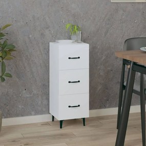 Fehér szerelt fa tálalóasztal 34,5 x 34 x 90 cm