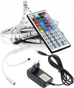 Led szalag Szett 150 Rgb 1m IR44 vezérlő zas