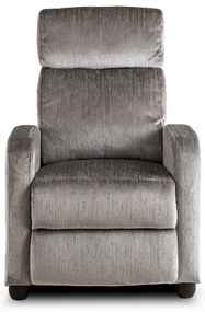 TV és Relaxfotel Szürke Bársony Kárpittal. DANNY
