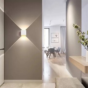 LED Kültéri fali lámpa 2xLED/3W/230V IP54 fehér