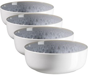 Mäser Lunaria Grey mély tányérkészlet, 18 cm, 4 db