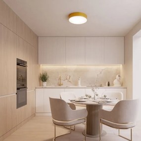 Mennyezeti lámpa érzékelővel CLEO 3xE27/24W/230V á. 40 cm arany