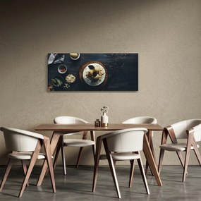 Desszert az asztalon képe (120x50 cm)