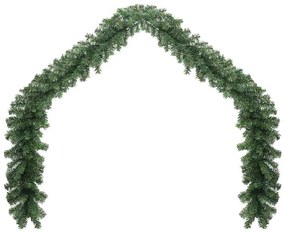 Karácsonyi girlanda 2 pcs Zöld 40 m PVC