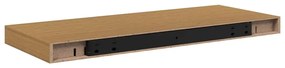 vidaXL Falpolc Falra szerelhető 2 pcs Bézs 60 x 23,5 x 4 cm Faanyag