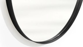 Nicole fésülködőasztal tükörrel 60 cm - matt fehér / fekete lábak