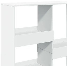 fehér szerelt fa térelválasztó 100 x 33 x 115 cm