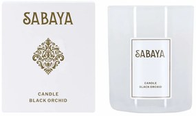 Sabaya Szója gyertya Fekete ochidea, 175 g