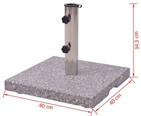 Gránit Napernyő Base Esernyőtartó 20kg
