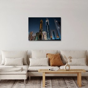 Éjszakai város képe (70x50 cm)
