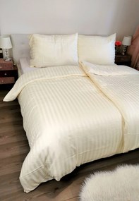 Damaszt krémlapok TiaHome - 1x Párna 90x70cm, 1x Paplan 140x220cm