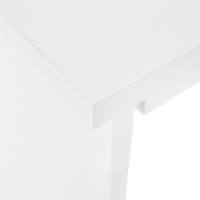 PC asztal, fehér, VERNER NEW