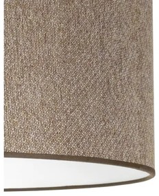 Duolla - Felületre szerelhető csillár ROLLER ECO RECYCLING 1xE27/15W/230V átm. 45 cm barna