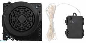 felfújható hóember LED-ekkel 370 cm