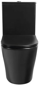 Sapho - PACO kompakt WC, kerámia/fekete