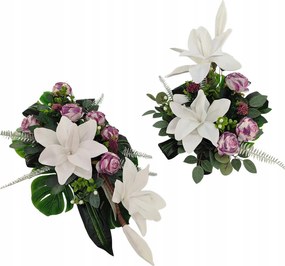 Sírdísz szett 25009088 temetői nád+csokor