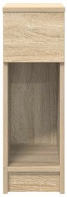 éjjeliszekrények fiókkal 2 db sonoma tölgy 20 x 36 x 60 cm
