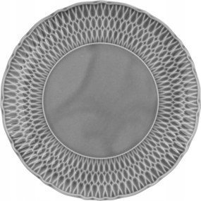 Lapostányér 21 cm Sofia Szürke