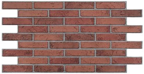 3D PVC falpanel Natúr tégla mintás