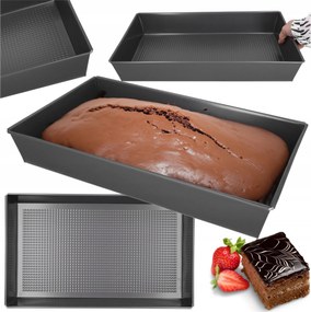 Tepsi TĂ©szta SĂŒtĆforma TĂ©glalap AlakĂș 36,5x24x6,5CM TapadĂĄsmentes