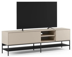 Krémszínű TV-állvány 180x55x35 cm Amira – Marckeric