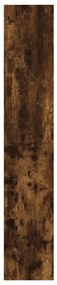 füstös tölgy cipőszekrény 4 kihajtható fiókkal 80x34x187,5 cm