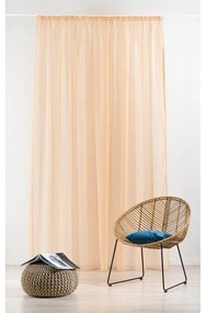Narancssárga átlátszó függöny 300x260 cm Voile – Mendola Fabrics